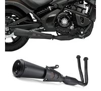 Sostituire lo scarico Per Kawasaki Per Vulcan SEN650 ABS Per Cafe 2017-2022 2018 2019 2020 2021 Accessori Silenziatore Di Scarico Per Moto Tubo Anteriore Slip-on Nero