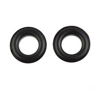 Sostituire occhielli in metallo con chiusura ad occhiello in plastica avanzata 15 mm/28 mm (10 pezzi nero)