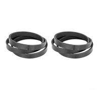 Sostituisce 919195413 e 91919545412 cinghia compressore d'aria per HASMX C BT 222 realizzata con poliestere ad alta resistenza per uso prolungato (2 pezzi)