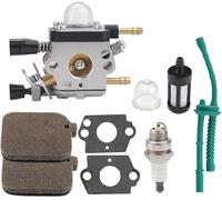 Sostituisce il filtro dell'aria Ricambi per motori per soffiatore per Stihl BSH55Z, kit guarnizioni filtro carburante carburatore Carburatore del generatore