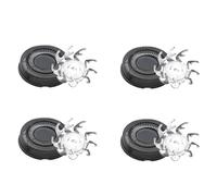 Sostituisci L'accessorio Del Rasoio, 4 Lame Di Ricambio For Rasoio A Testina Compatibili Con Skull Shaver, Compatibili Con Pitbull, Serie A 4 Testine E Serie A 3 Testine(4B PCS)