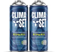 Sostitutiva del gas, Gas Aria Condizionata Auto, Kit Ricarica Clima, 2x Bombolet