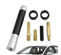 Sostituzione antenna automatica, antenna radio per camion | Antenna corta del segnale radio in fibra di carbonio | Ricevitore del segnale radio automatico da 8 cm con filo in alluminio per il