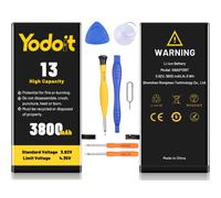 Sostituzione Batteria Nuova Compatibile iPhone 13 3800mAh Kit Completo Adesivo