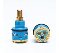 sostituzione cartuccia rubinetto， Cartuccia for miscelatore in ottone con disco ceramico for miscelatori monocomando monoblocco for bagno o cucina