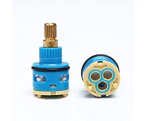 sostituzione cartuccia rubinetto， Cartuccia for miscelatore in ottone con disco ceramico for miscelatori monocomando monoblocco for bagno o cucina