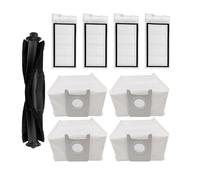 Sostituzione compatibile con Xiaomi Roidmi Eve Plus SDJ01RM Spazzola laterale principale Filtro Hepa Mop Sacchetto for la polvere Aspirapolvere Pezzi di ricambio Accessori (Color : Set 4)