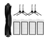 Sostituzione compatibile con Xiaomi Roidmi Eve Plus SDJ01RM Spazzola laterale principale Filtro Hepa Mop Sacchetto for la polvere Aspirapolvere Pezzi di ricambio Accessori (Color : Set 1)