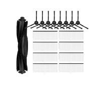 Sostituzione compatibile for HONITURE Q6 Pro Robot aspirapolvere Pezzi di ricambio Accessori, Spazzola principale Spazzola laterale Filtro Hepa Mop Rag Sacchetto for la polvere (Color : Set J)