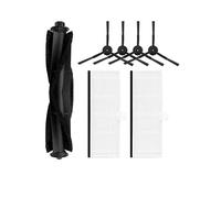 Sostituzione compatibile for HONITURE Q6 Pro Robot aspirapolvere Pezzi di ricambio Accessori, Spazzola principale Spazzola laterale Filtro Hepa Mop Rag Sacchetto for la polvere (Color : Main Brush 2p