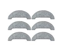 Sostituzione compatibile for HONITURE Q6 Pro Robot aspirapolvere Pezzi di ricambio Accessori, Spazzola principale Spazzola laterale Filtro Hepa Mop Rag Sacchetto for la polvere (Color : 6 Mop Rag)