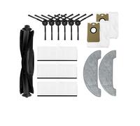 Sostituzione compatibile for HONITURE Q6 Pro Robot aspirapolvere Pezzi di ricambio Accessori, Spazzola principale Spazzola laterale Filtro Hepa Mop Rag Sacchetto for la polvere (Color : Set H)