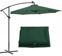 Sostituzione Copertura Ombrello Baldacchino 200/270/300 Cm, 6 Bracci / 8 Bracce, Panno Ombrellone di Ricambio, Ombrellone da Giardino Ombrellone da Giardino Ombrellone D, Green, 3.0m/9.8ft-8Ribs