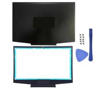 Sostituzione Copertura posteriore del coperchio posteriore LCD Coperchio Palmrest Custodia inferiore Compatibile con parti per laptop da gioco TPN-C142 17-CD L56890-001 L56889-001(Silver AB Cover)