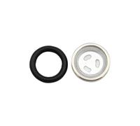 Sostituzione degli accessori Guarnizione in gomma for specchietto retrovisore olio pompa freno cilindro principale moto 10/12/14/18 mm adatta for Hon K Ym BW(2Pcs 12mm)