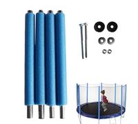 Sostituzione dei Pali del Trampolino Elastico,Pali per Rete Trampolino, Parte di Ricambio per Trampolino, Pali in Schiuma per Trampolino, Pali in Acciaio con Tubo Dritto per Recinzione con Viti