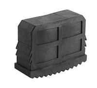 Sostituzione dei piedini della scala, piedini della scala di estensione Piedini antiscivolo della scala Piedini in gomma, misura 57 x 21 mm i cui piedi sono in alluminio per l'ufficio