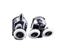 Sostituzione dei rulli for porta della doccia da 23 mm/25 mm/27 mm in lega di zinco con cuscinetti a scorrevoli a doppia ruota