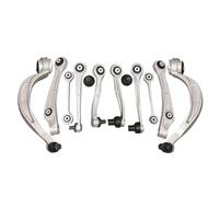 Sostituzione del braccio di controllo 12 pezzi/set di bracci controllo delle sospensioni per dell'assale anteriore ricambio giunto sferico e boccola per Audi