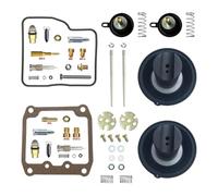 Sostituzione Del Carburatore Per Suz&uki Per Inrtuder 400 VS400 Kit Di Riparazione Ricostruzione Del Diaframma Carburatore Motocicletta Parti Galleggianti ANTERIORI E POSTERIORI(Black 3)