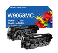 Sostituzione del collettore di toner di scarto W9058MC per stampanti HP Color LaserJet Managed MFP E87640z E87640dn,W9058MC -2Pack