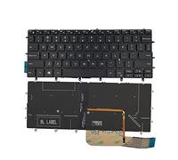 Sostituzione del computer portatile US Layout con tastiera retroilluminata per Dell XPS 13 9370 9380 9370 9380 nero