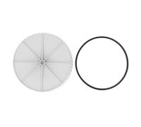 Sostituzione del coperchio dell'alloggiamento della pompa dello skimmer Tappo di scarico dello skimmer fuori terra con guarnizione per SFX1000 SFX1500S Converti in pompa a sabbia