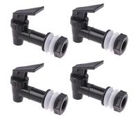 Sostituzione del dispositivo di raffreddamento Rubinetto nero Distributore acqua Set in plastica Di Dispenser(4PCS)