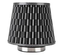 Sostituzione del filtro dell'aria Filtro Di Aspirazione Aria Fredda Ad Alto Flusso Kit Induzione Universale Accessori Per Auto Filtri Per Veicoli Cono A Rete Sport Power(Silver)