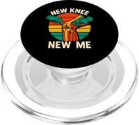 Sostituzione del ginocchio Nuovo ginocchio New Me Fun Mens Chirurgia Recupero PopSockets PopGrip per MagSafe