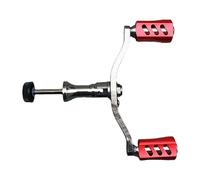 Sostituzione del manico a rulli, maniglia per mulinelli da pesca, manico a leva, manico Baitcaster, ruote da pesca a doppio braccio girevole, accessori da pesca