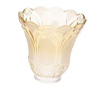 Sostituzione del paralume in vetro smerigliato e trasparente per ventilatore da soffitto