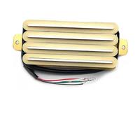 sostituzione Del Pickup Per Chitarra Elettrica Hot Rail 2-Dual Blade Chitarra Elettrica 18K High Output Track Type Quattro Bobine Humbucker Pickup Multicolore(Yellow 1)