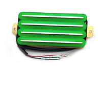 sostituzione Del Pickup Per Chitarra Elettrica Hot Rail 2-Dual Blade Chitarra Elettrica High Output Track Type Quattro Bobine Humbucker Pickup(Green)