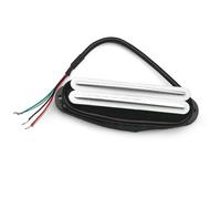sostituzione Del Pickup Per Chitarra Elettrica Multi Colour Alnico 5 Twin Blade Humbucker Mini Double Coil Pickup 9K Per ST Single Size Pickup Parti Per Chitarra Elettrica(White)