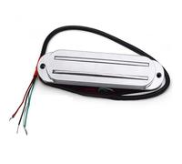 sostituzione Del Pickup Per Chitarra Elettrica Pickup A Doppia Bobina, Bobina Singola Specifiche Piccolo Pick-up A Doppia Traccia Magnete Alnico 5, Adatto Per Chitarra Elettrica ST(Silver)