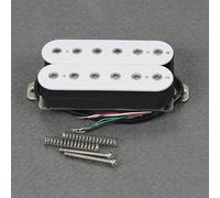 sostituzione Del Pickup Per Chitarra Elettrica Pickup A Doppia Bobina Per Chitarra Elettrica 12 Nucleo Magnetico Regolabile A 6 Angoli Doppio Collegamento Quattro Fili Taglio Singolo(Bridge A)