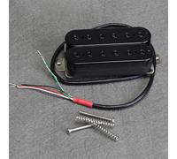 sostituzione Del Pickup Per Chitarra Elettrica Pickup A Doppia Bobina Per Chitarra Elettrica 12 Nucleo Magnetico Regolabile A 6 Angoli Doppio Collegamento Quattro Fili Taglio Singolo(Neck B)