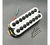 sostituzione Del Pickup Per Chitarra Elettrica Pickup Humbucker Per Chitarra Elettrica A 8 Corde Bobina Regolabile Divisore A Quattro Vie Con Cavo Schermato Parti Per Chitarra(Neck B)