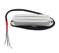 sostituzione Del Pickup Per Chitarra Elettrica Pickup Humbucker Twin Blade Multicolore Mini Humbucker Dual Rail 9K Per Chitarra Elettrica FD ST(White)