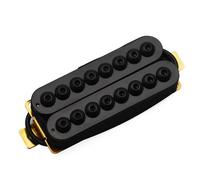 sostituzione Del Pickup Per Chitarra Elettrica Pickup Per Chitarra Elettrica A Doppia Bobina E Doppio Blocco Pickup Per Chitarra Elettrica A Ombrello A 8 Corde Pickup Senza Cornice Nero(Neck A)