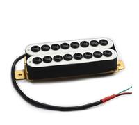 sostituzione Del Pickup Per Chitarra Elettrica Pickup Per Chitarra Elettrica A Doppia Bobina E Doppio Blocco Pickup Per Chitarra Elettrica A Ombrello A 8 Corde Pickup Senza Cornice Nero(Neck B)