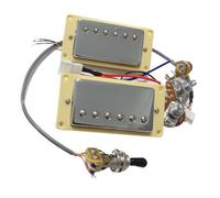 sostituzione Del Pickup Per Chitarra Elettrica Pickup Per Chitarra Elettrica Alnico 5 Humbucker Pickup Con Cablaggio 1V1T 4C Guitar Parts(CR 1V1T)