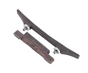 Sostituzione del ponte per mandolino ZenithAur realizzato in palissandro per strumenti acustici, un ponte per mandolino regolabile con doppi montanti per un controllo preciso