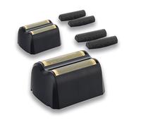 Sostituzione del rasoio super close lamina d'oro e barra di taglio Assemblaggio compatibile con il rasoio Vanish serie 5 stelle Wahl (8173-700) (2 confezione)