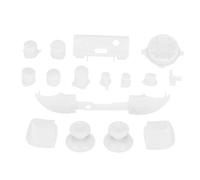 Sostituzione del Set Completo di Pulsanti del Controller di Gioco Series X, Accessori di Alta qualità Sensazione Confortevole, Buone Opzioni di Sostituzione per le Maniglie di Gioco, (WHITE)