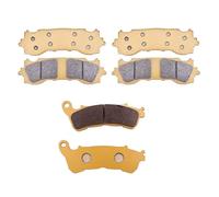 Sostituzione del Set di pastiglie dei Freni Pastiglie Freno Anteriori Posteriori per motociclette GL1800 Gold per Wing Tour J GL1800B per Goldwing J per Manual GL 1800(Front And Rear)