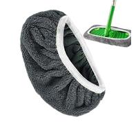 Sostituzione del tampone per mop domestico: salviettine per testa di mop, copertura per mop in microfibra, copertura riutilizzabile per la pulizia del pavimento per appartamenti, famiglie, case o