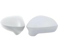 Sostituzione del tappo Calotte specchietti retrovisori nere e bianche di ricambio per laterali per Seat per Leon MK2 1P per Ibiza per MK4 6J(Bianco)