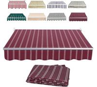 Sostituzione Del Tessuto Della Tenda Da Sole Del Patio, Tela Di Ricambio In Poliestere Resistente All'acqua Per Tende Da Sole, Ponte, Balcone, Cortile, Tessuto Imperme, Magenta, 5x2m(16x6.5ft)